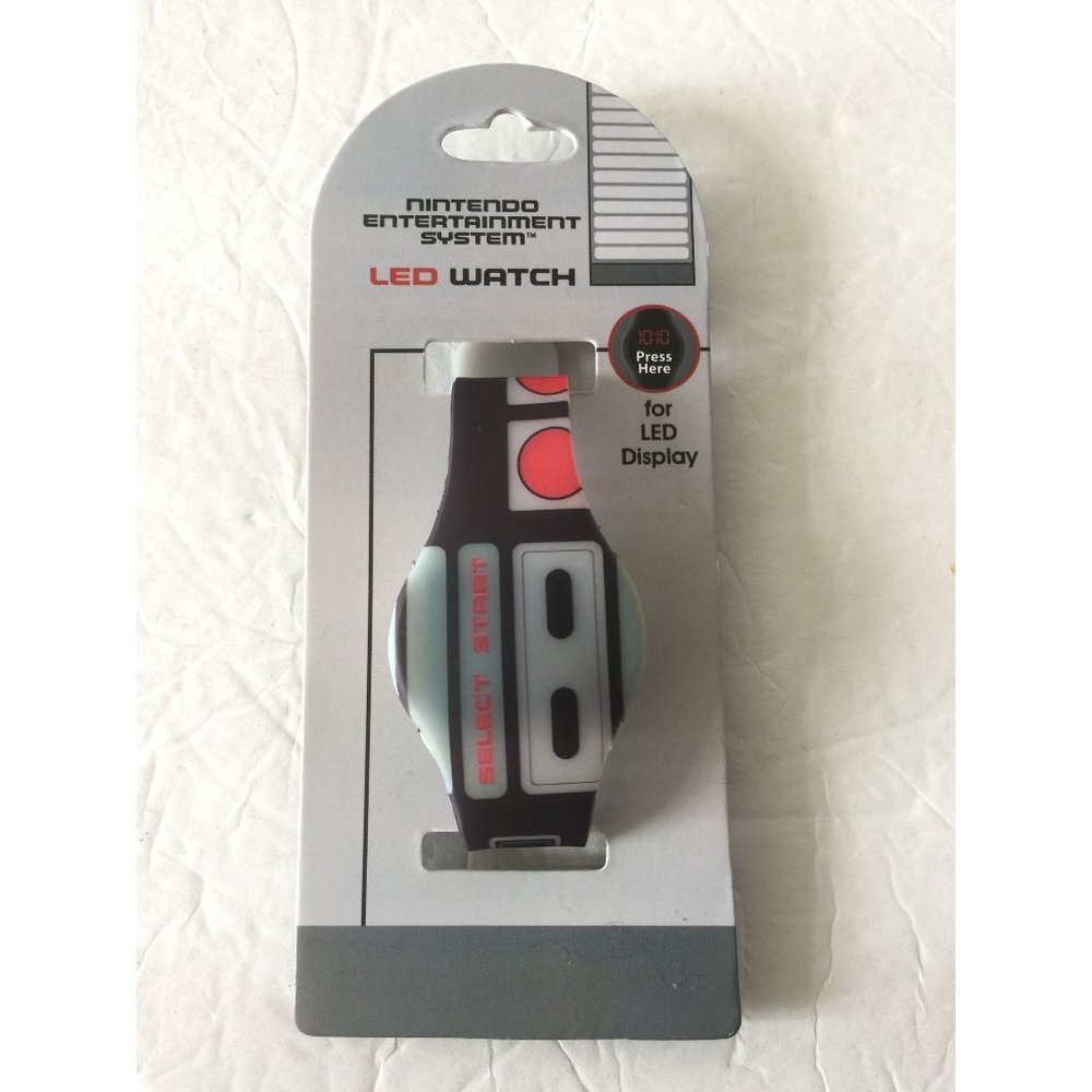 Original Nintendo Entertainment System NES Controller Silicone Digital LED Watch